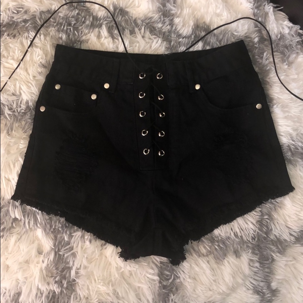 Dollskill ranger lace up shorts
